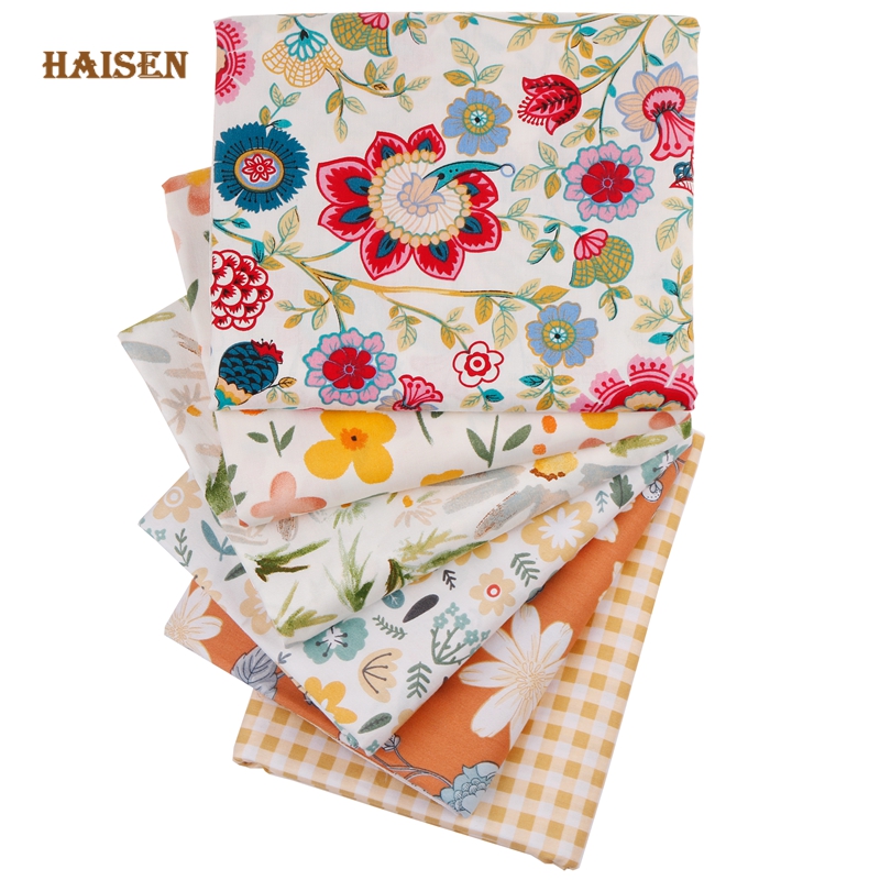 Baby Clothing Organic - 6 sztuk 40x50cm bawełniana tkanina patchworkowa