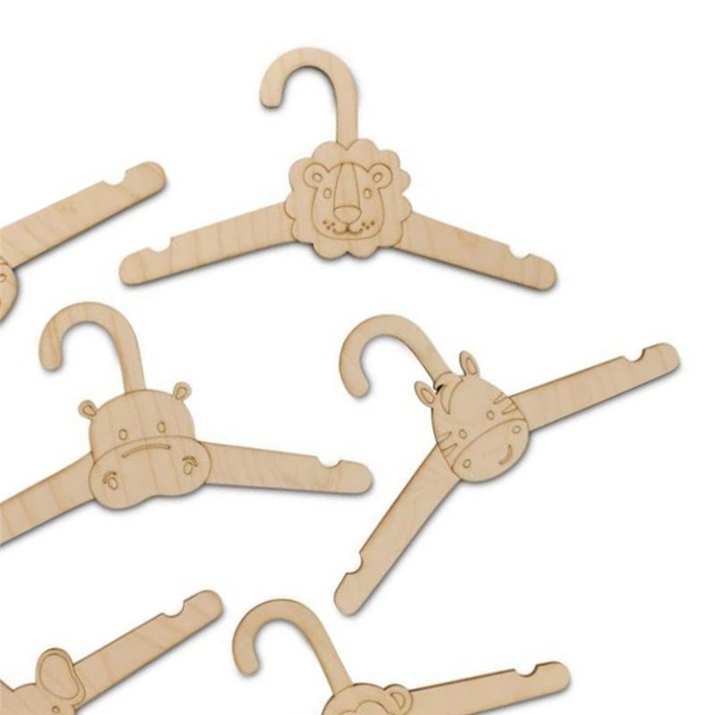 ABVT-20PCS Urocze drewniane wi – Baby Clothing Hanging Rack recenzja i cena
