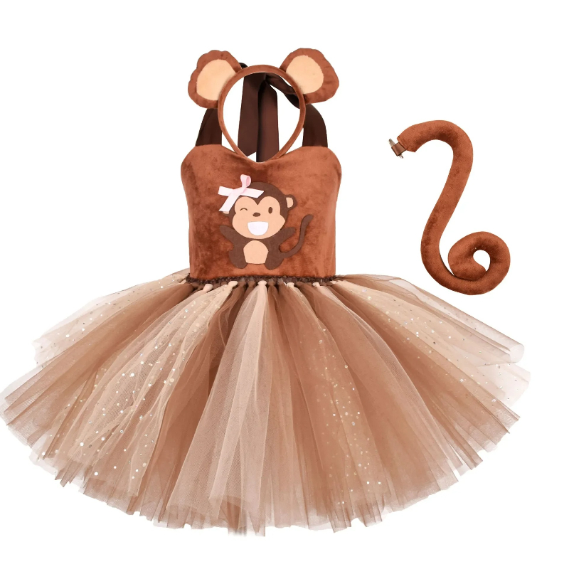 Brązowa sukienka tutu dla dzie – Baby Clothing Dresser recenzja i cena